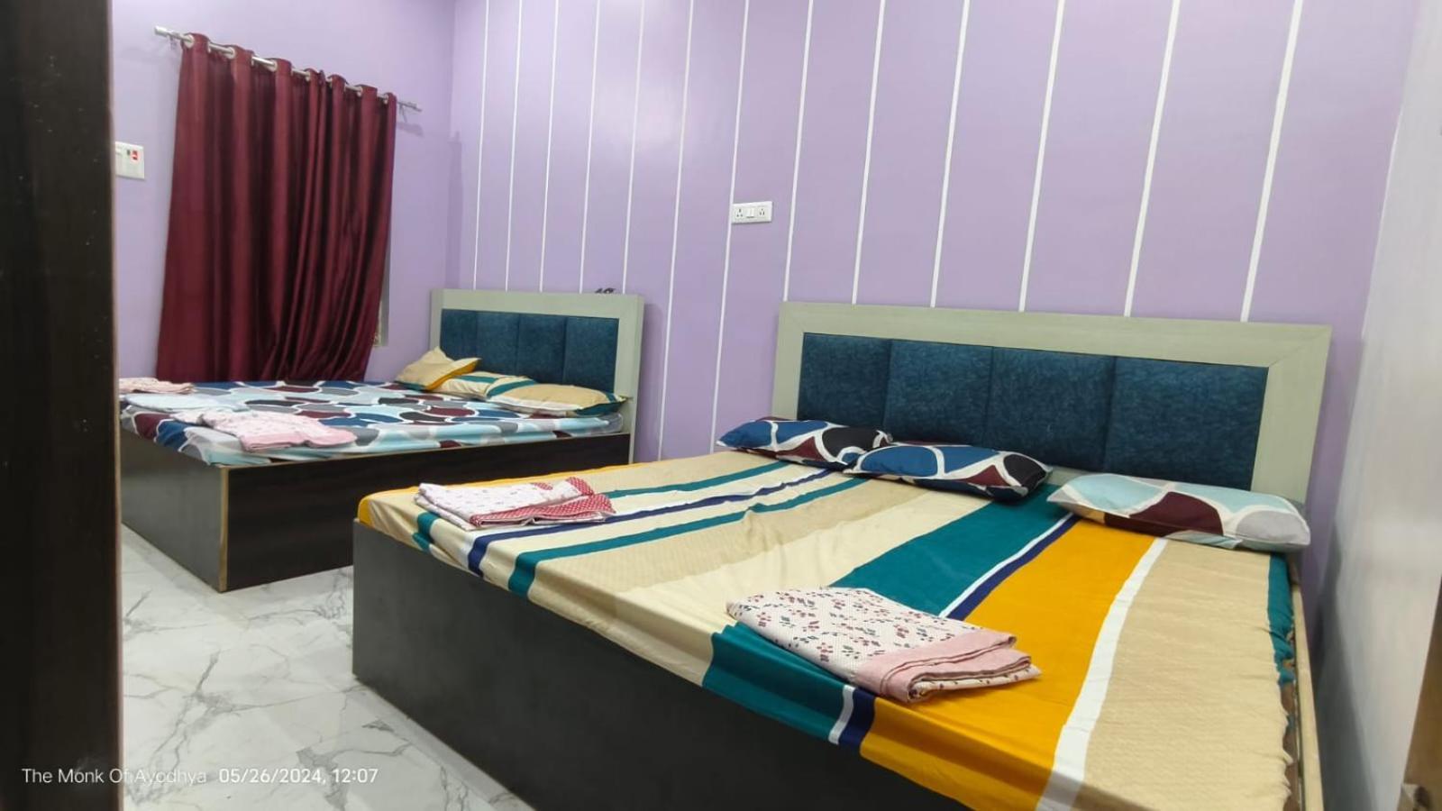 Shree Ayodhya Dham Guest House 300 Meter From Sri Ram Temple Free Pick Up , Drop , Breakfast & Wifi Dış mekan fotoğraf